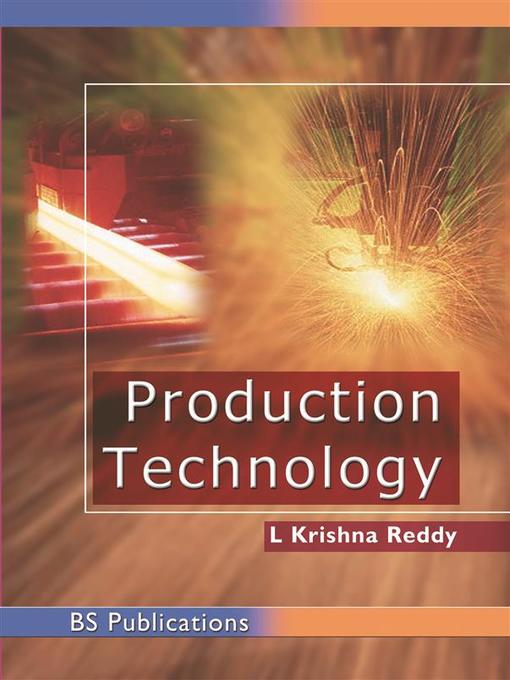Title details for Production Technology by Krishna Reddy L - Wait list